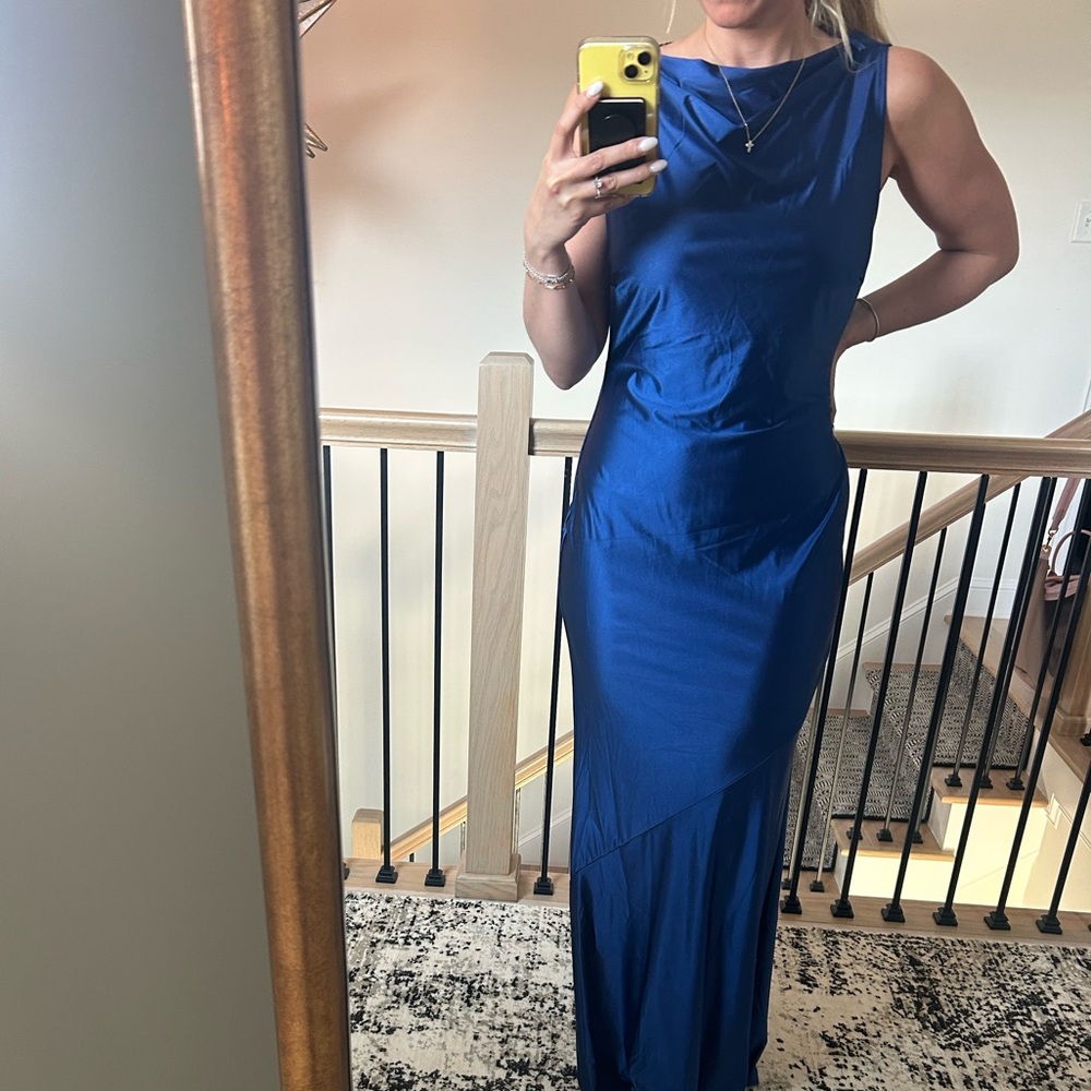 Amazon Women's Cobalt Blue Maxi Dress